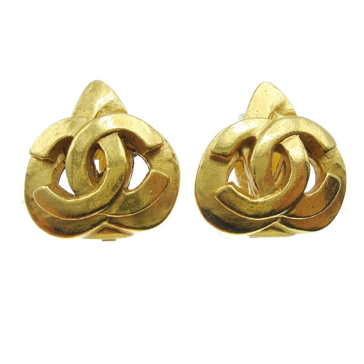 Chanel Chanel Vintage CC Heart Clip-On Metal Size ONE SIZE - 1 Thumbnail