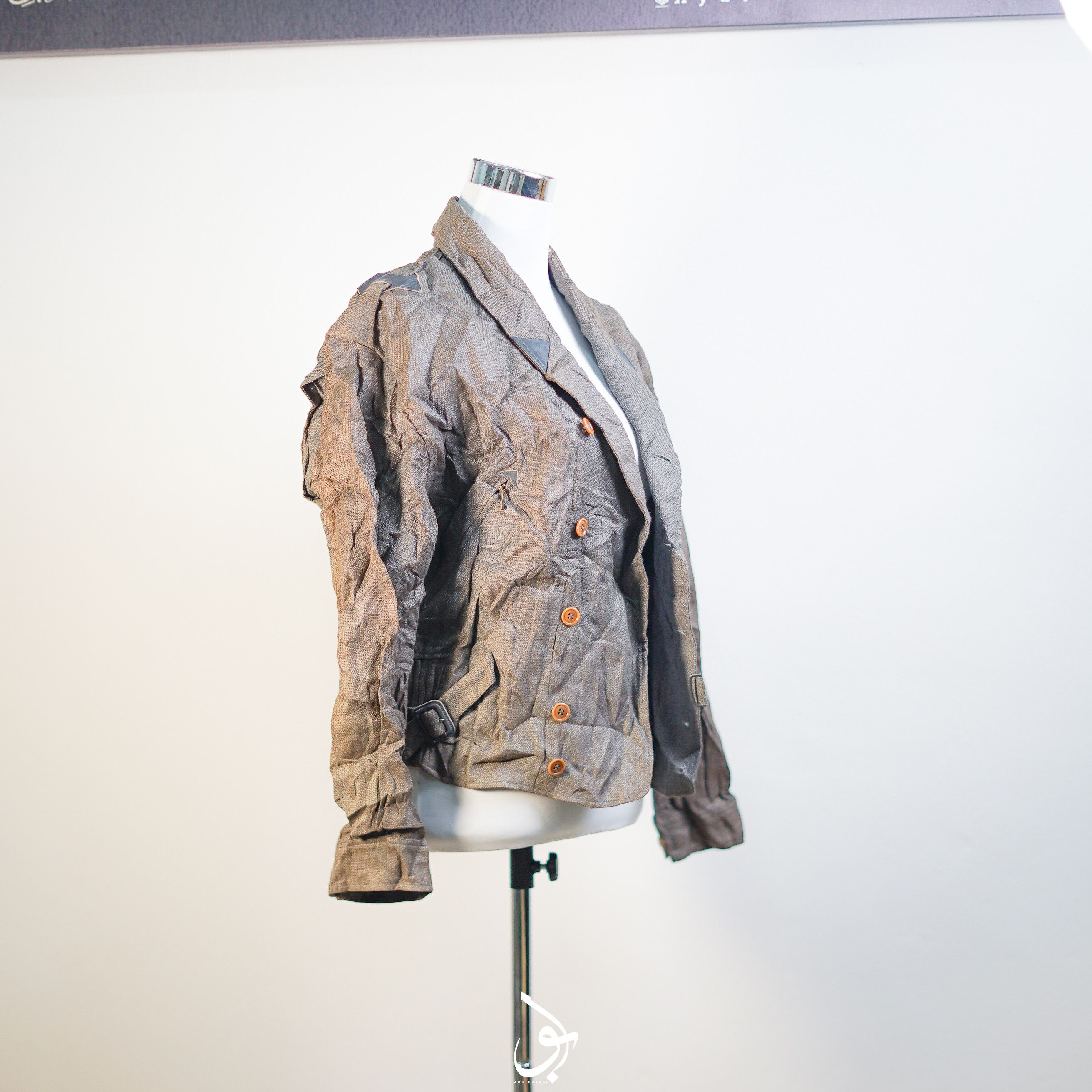 Other Olivier Massuger Experimental Avant-Garde Crinkled Jacket Size US M / EU 48-50 / 2 - 2 Thumbnail