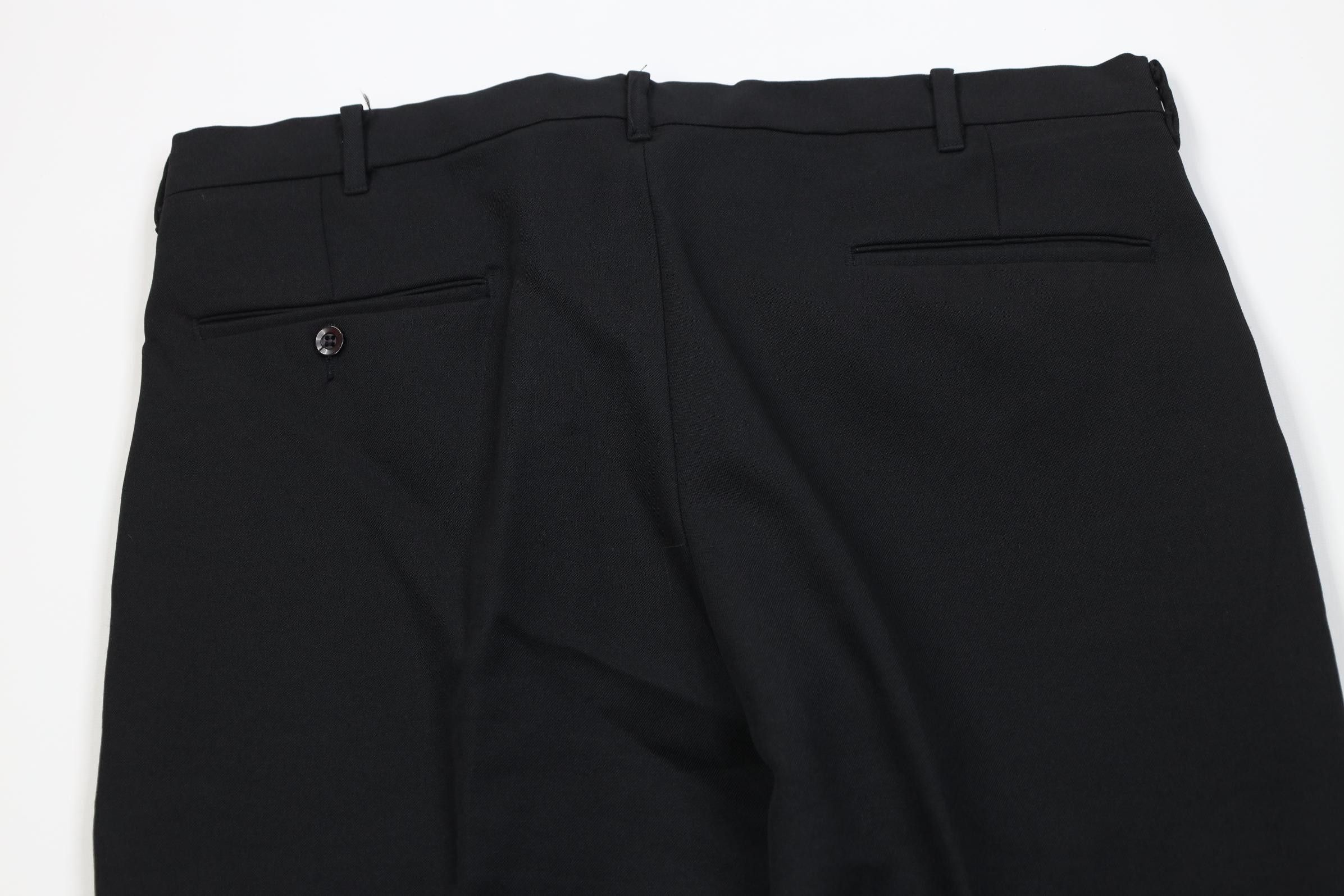 Vintage Vintage 70s Streetwear Flared Wide Leg Chino Pants Black Size US 34 / EU 50 - 11 Thumbnail