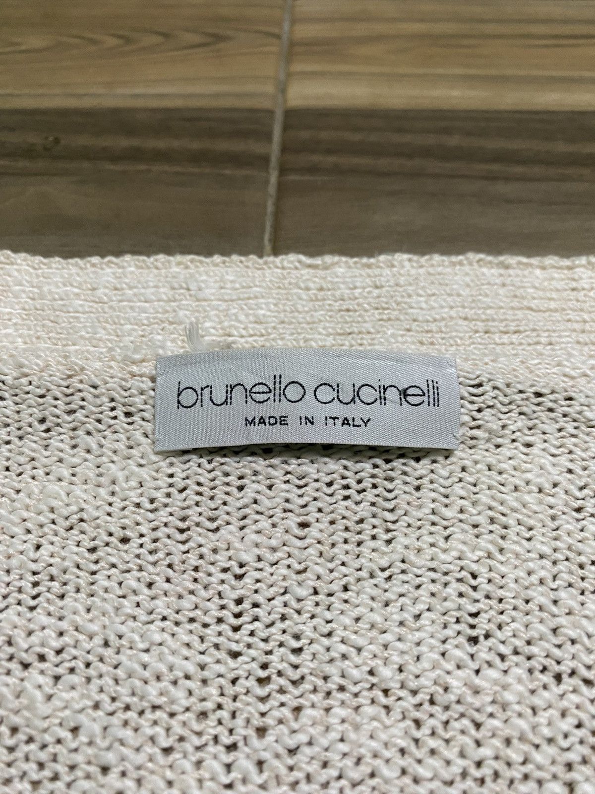 Brunello Cucinelli VINTAGE BRUNELLO CUCINELLI COTTON CARDIGAN Size ONE SIZE - 5 Thumbnail