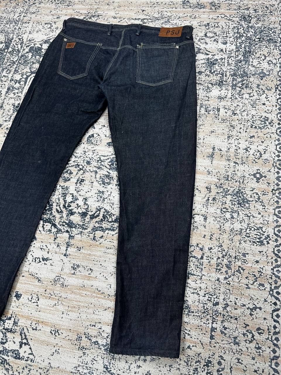 Paul Smith Paul Smith Dark Wash Fading Denim Taper Jeans Size US 38 / EU 54 - 14 Thumbnail
