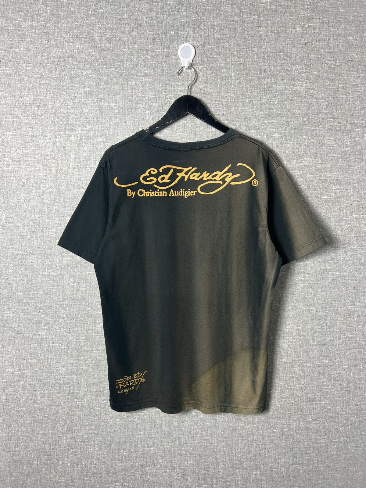 Ed Hardy Vintage Ed Hardy by Christian Audigier Big Logo Y2K Tee Size US L / EU 52-54 / 3 - 8 Thumbnail