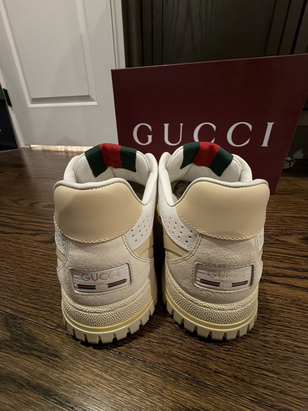 Gucci Gucci Canvas Re-Web sneakers Size US 7.5 / EU 40-41 - 6 Thumbnail