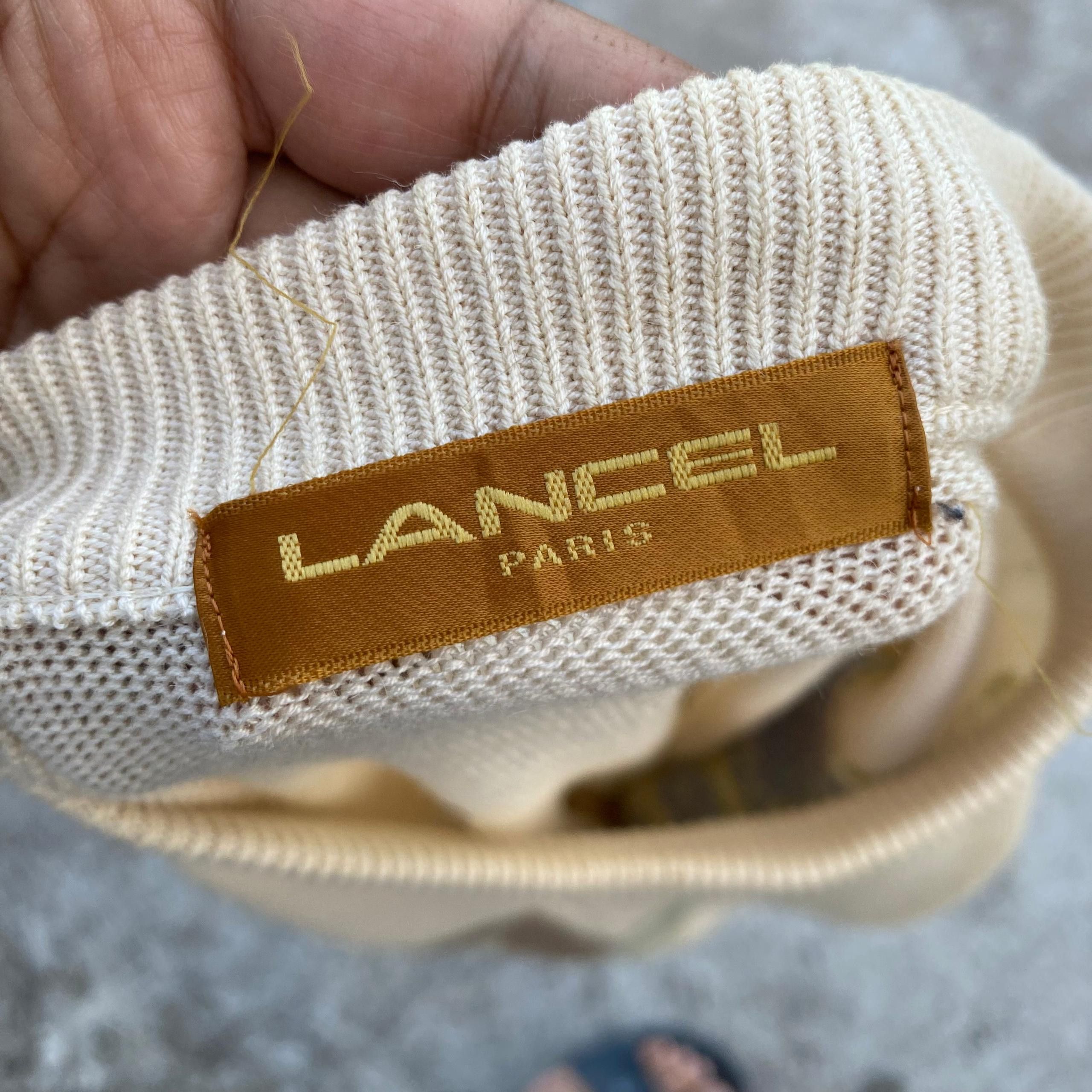 Lancel Vintage Lancer Paris Fukusuke Corporation Knitwear Cardigan Size M / US 6-8 / IT 42-44 - 12 Thumbnail