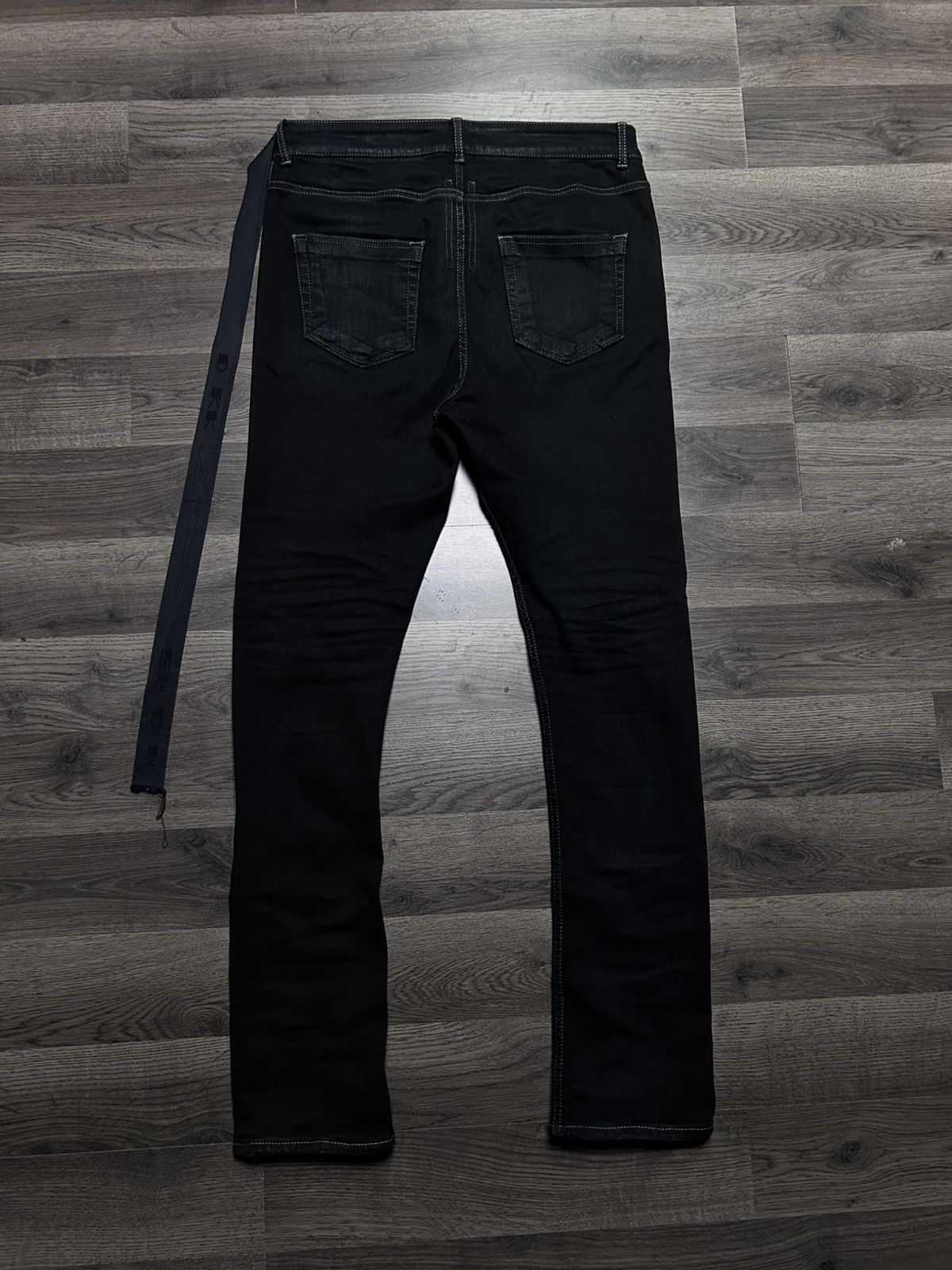 Rick Owens Drkshdw Rick Owens slight wax detroit denim Size US 32 / EU 48 - 2 Thumbnail