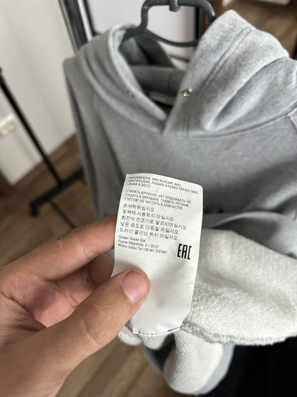 Golden Goose Golden Goose WSTRN Hoodie Pullover Size US M / EU 48-50 / 2 - 13 Thumbnail