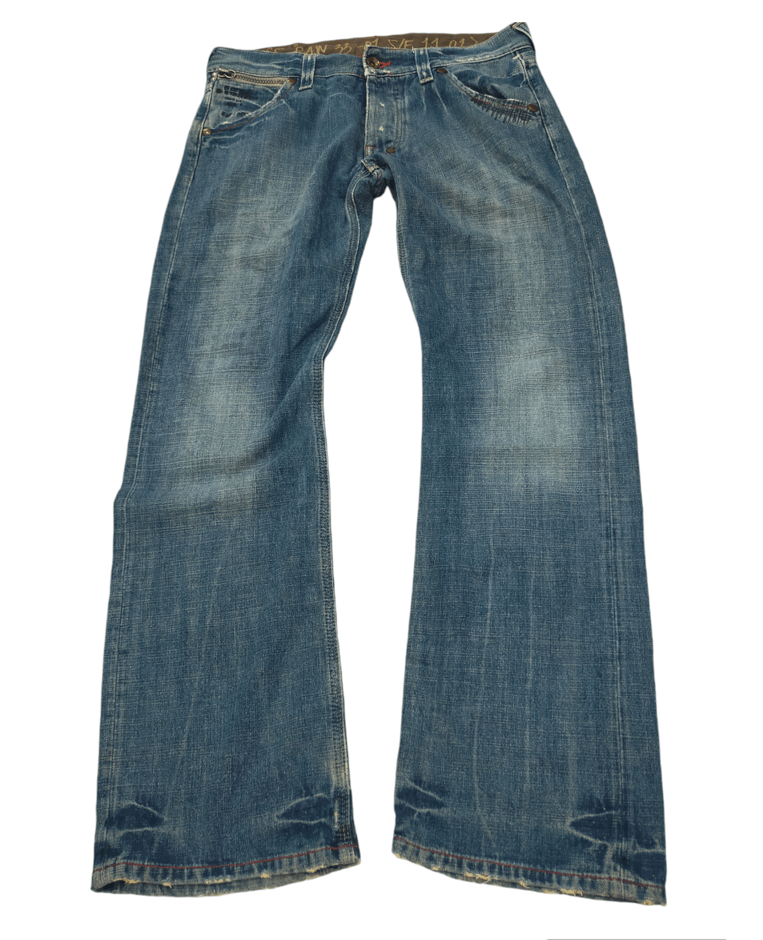 🚨G-STAR STUDS STRAIGHT DISTRESSED DENIM