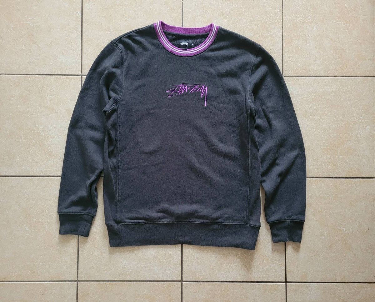 Stussy logo jumper sweatshirt size L