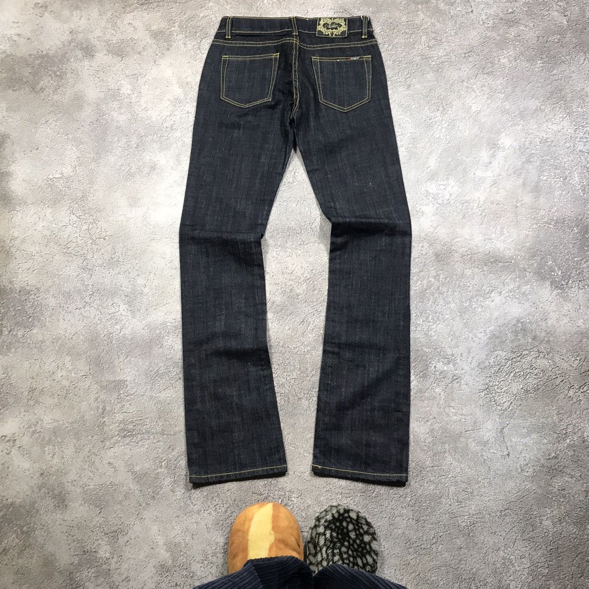 Vintage Vintage Y2K Distressed Flared Jeans Japanese Streetwear 26 Size 26" / US 2 / IT 38 - 3 Thumbnail