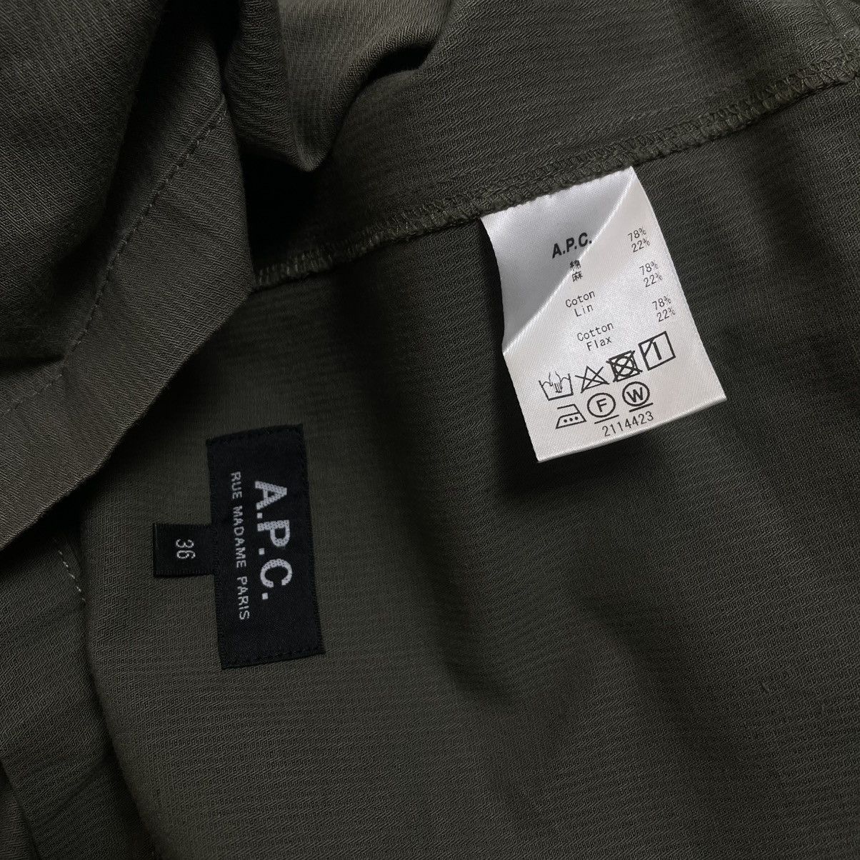 A.P.C. APC RUE MADAME PARIS HIDDEN BUTTON MILITARY JACKET Size US S / EU 44-46 / 1 - 15 Thumbnail