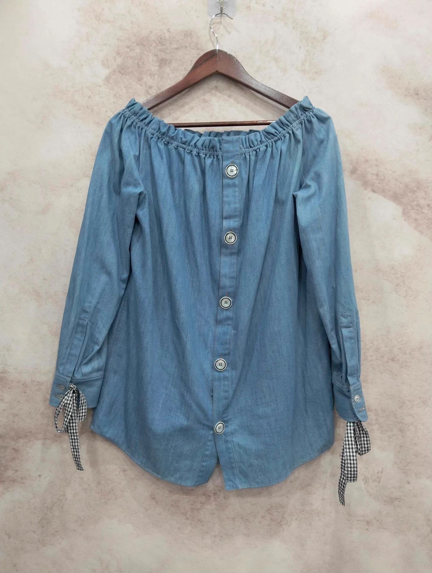 Miu Miu Miu Miu Denim shirt38 Size XS / US 0-2 / IT 36-38 - 2 Thumbnail