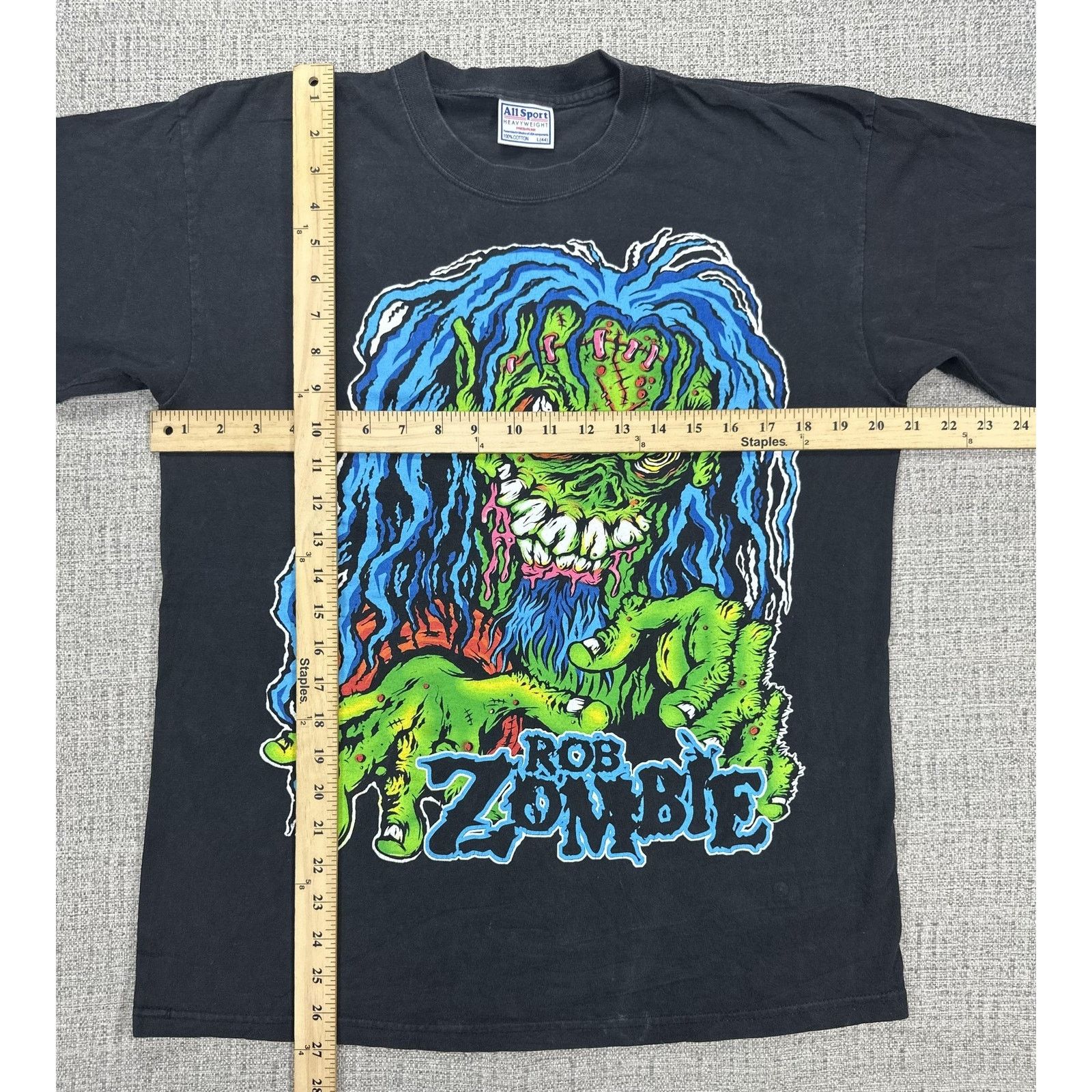 All Sport Rob Zombie Shirt Sz L Born Ugly Live Ugly 2002 Demonoid Size US L / EU 52-54 / 3 - 2 Thumbnail