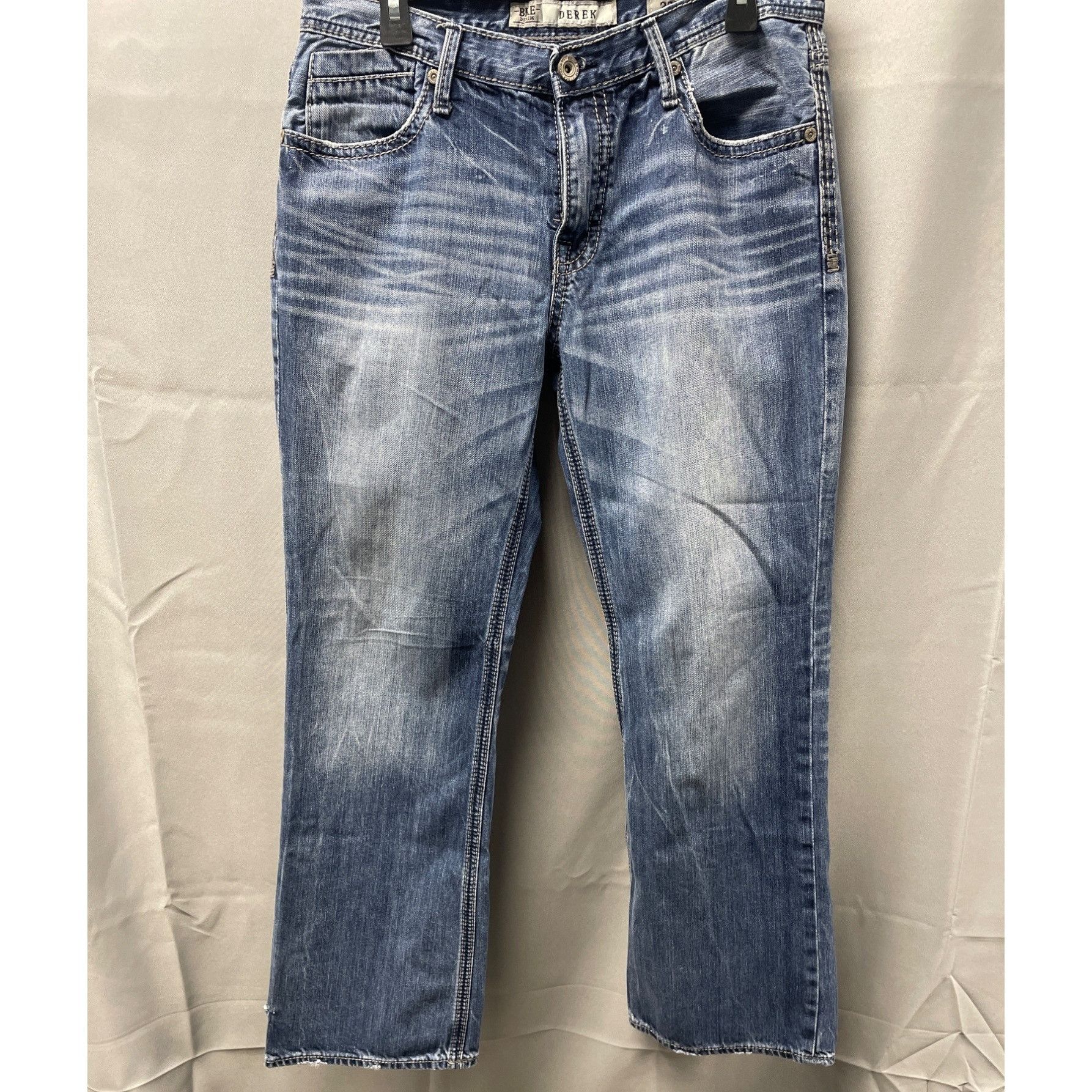 BKE Denim Derek Men's Blue Jeans Straight Size 33X30 SKU2643