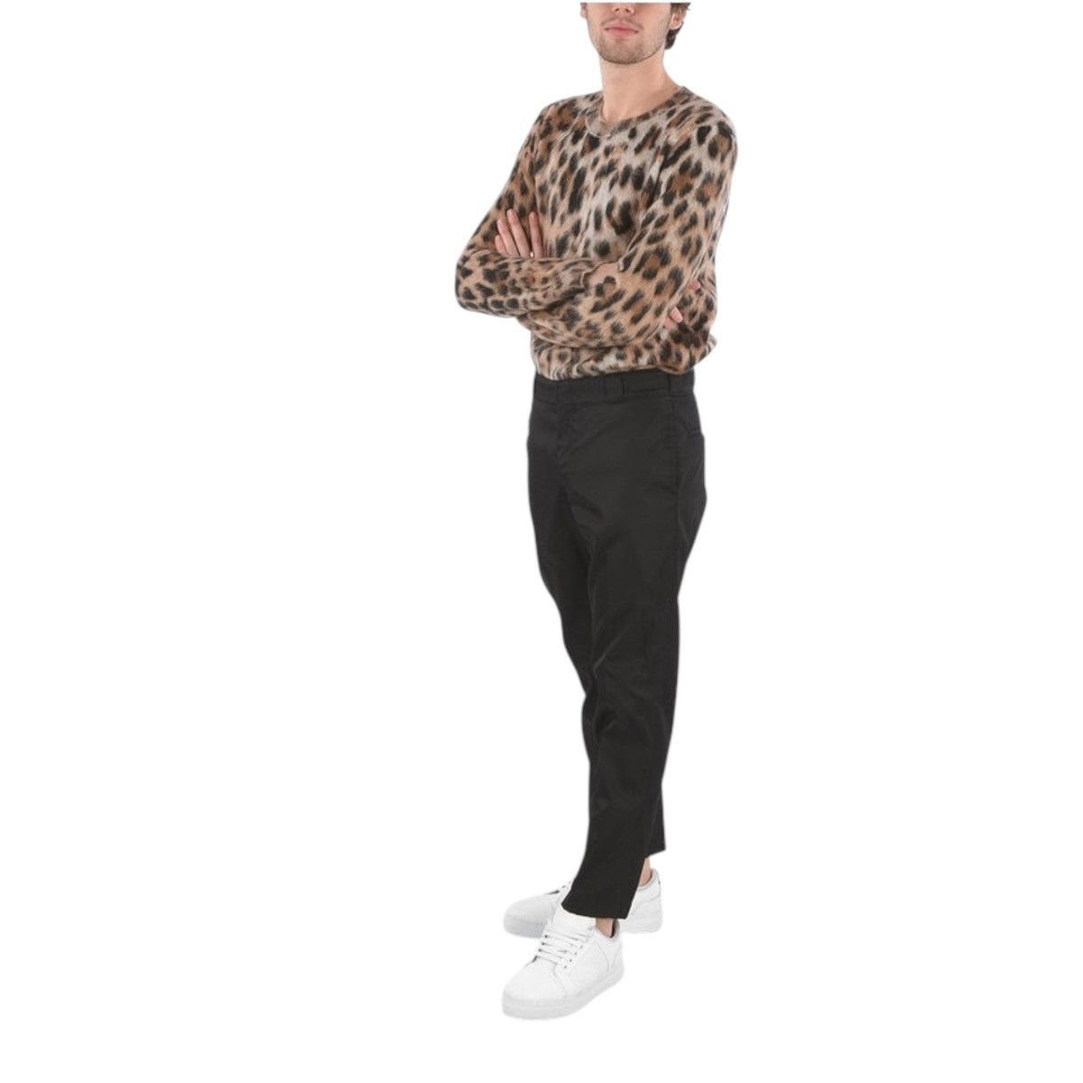 Prada Prada men's nylon trousers with silver logo size IT 38 Size US 26 / EU 42 - 5 Thumbnail