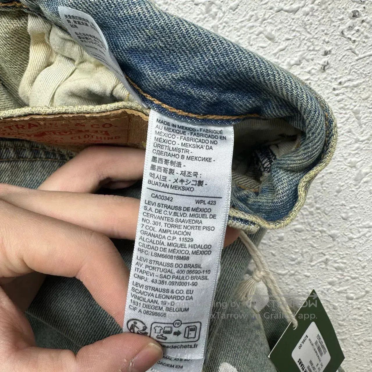 Levi's denim tears x levi's vintage denim pants. Size US 36 / EU 52 - 4 Thumbnail