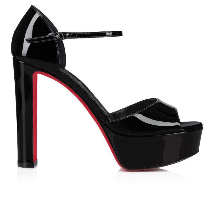 Christian Louboutin Sandaloo in Patent Leather Size US 5 / IT 35 - 1 Thumbnail