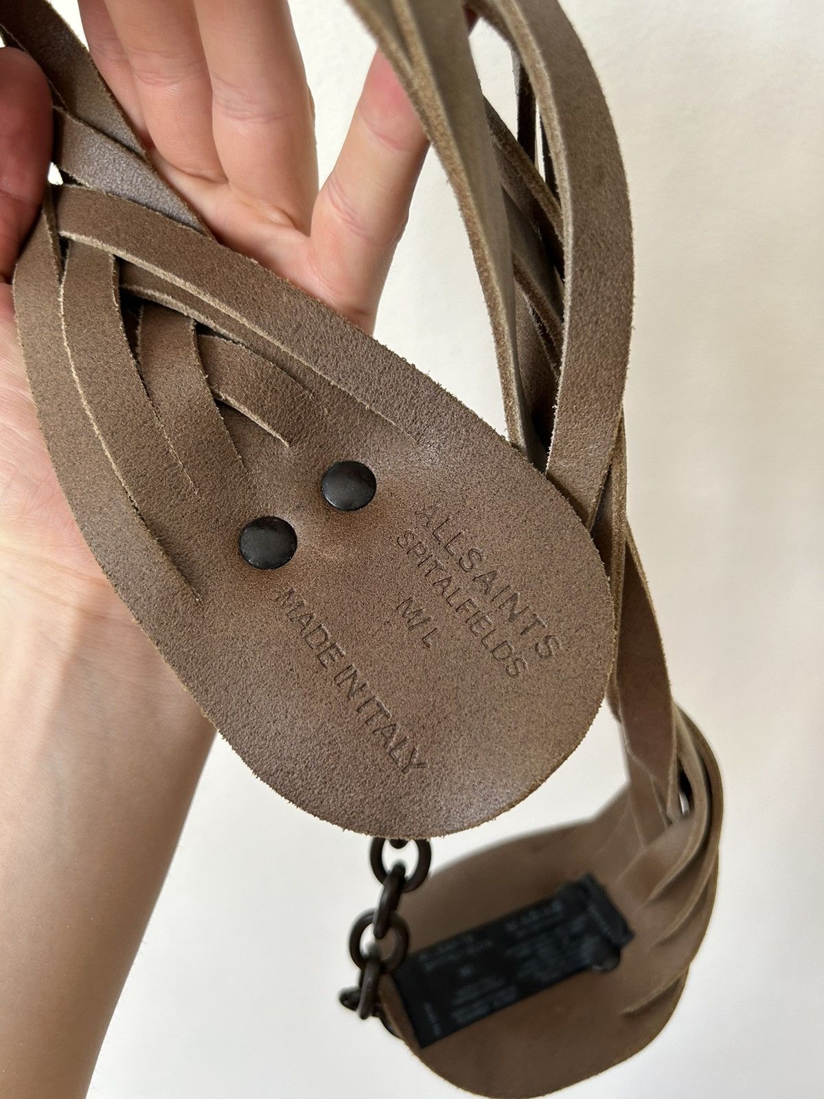 Allsaints All saints spitalfields belt Size ONE SIZE - 4 Thumbnail