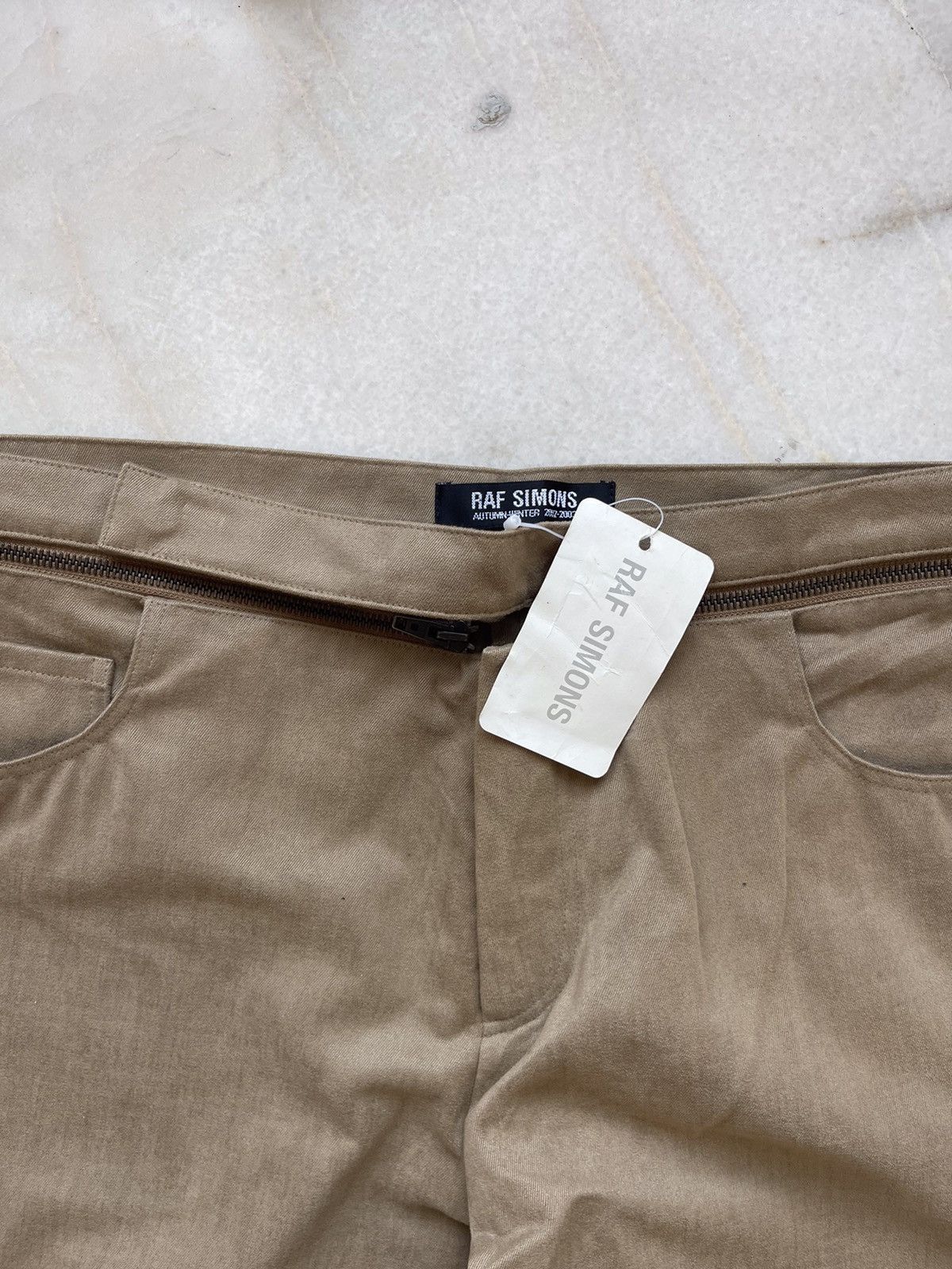 Raf Simons Rare Deadstock A/W 2002-2003 Raf Simons Zipwaist Pants Size US 34 / EU 50 - 4 Thumbnail