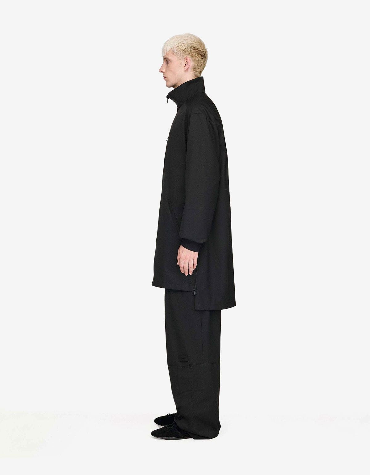 Y-3 Y-3 Black Refined Wool Track Top 3-Stripes Size US XL / EU 56 / 4 - 4 Thumbnail