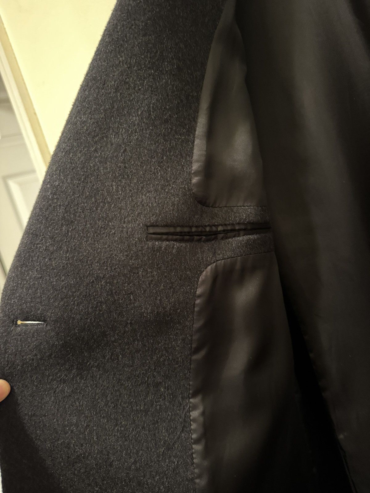 Loewe Loewe Grey Wool Cashmere Coat Size US M / EU 48-50 / 2 - 8 Thumbnail