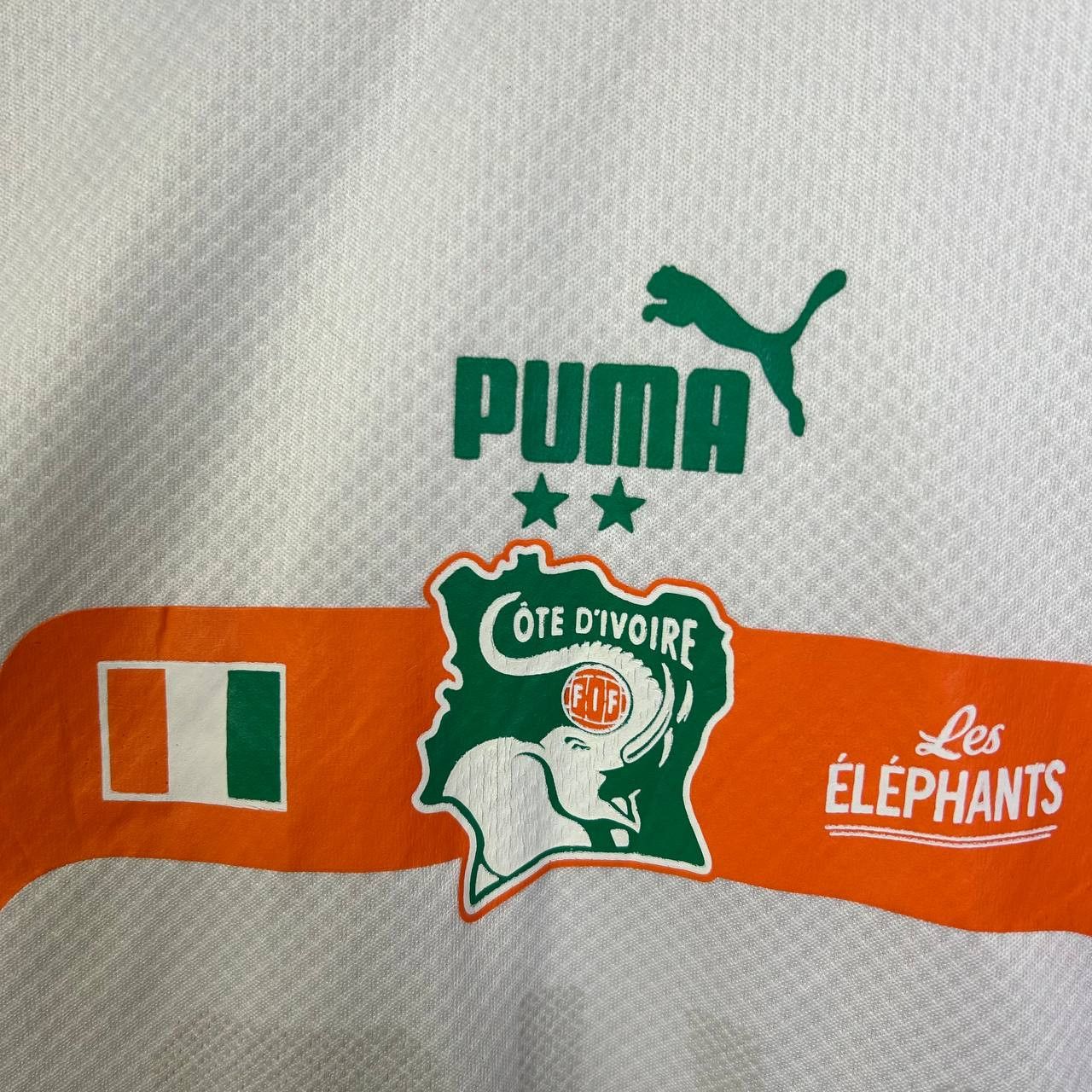 Puma Mens Puma Ivory Coast Cote Divoire 2020s home soccer jersey Size US XL / EU 56 / 4 - 3 Thumbnail