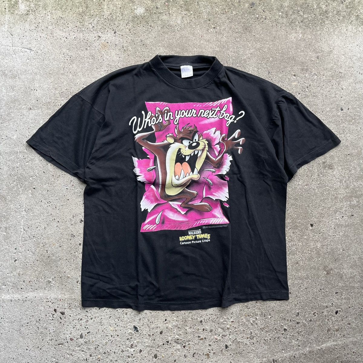 Vintage × Warner Bros Vintage Looney Tunes Taz 1993 Warner Bros Graphic Tee Size US XL / EU 56 / 4 - 1 Thumbnail