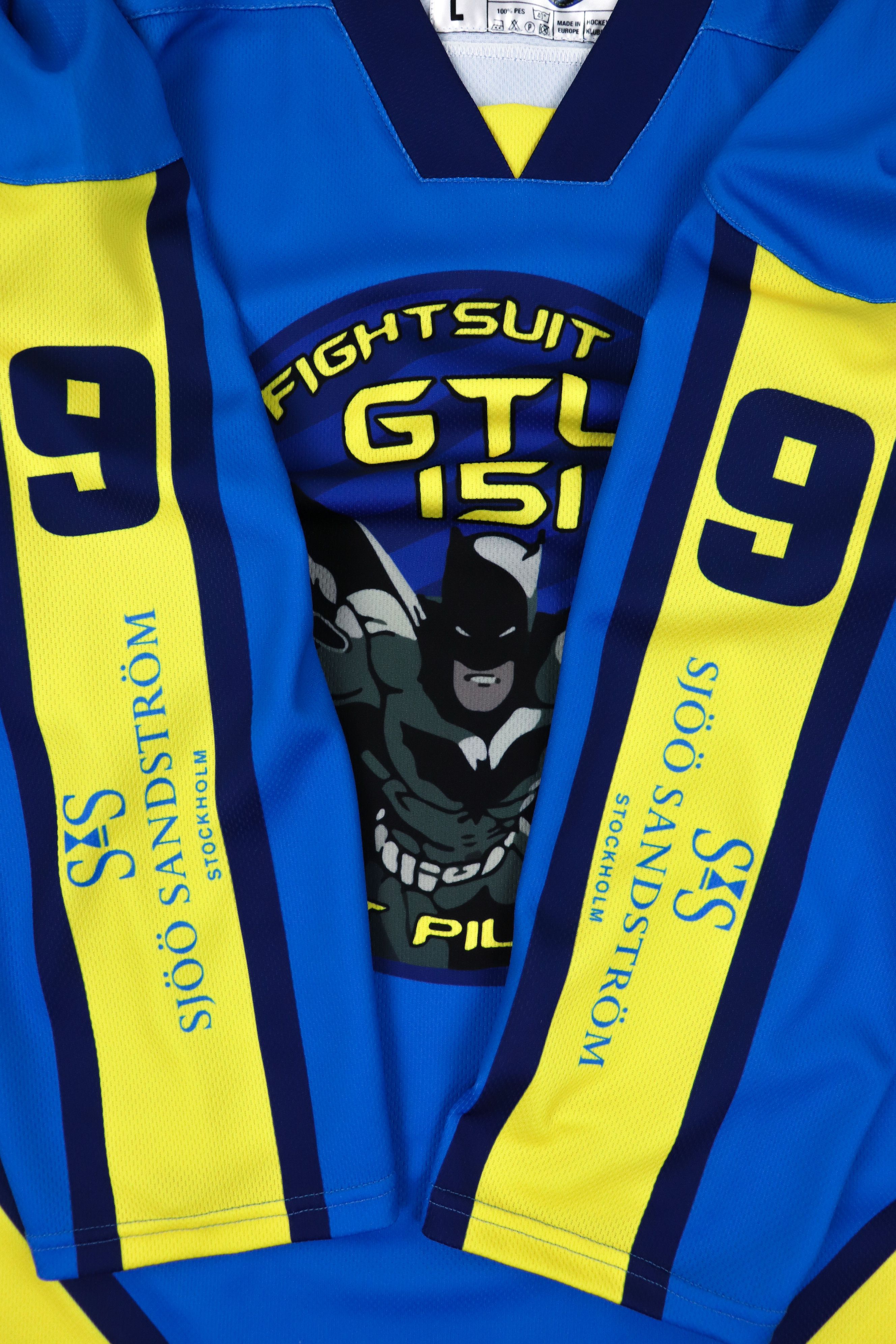 Other Student Pilot SWAF Batman Logo Bjork Sweden Hockey Jersey Size US L / EU 52-54 / 3 - 5 Thumbnail