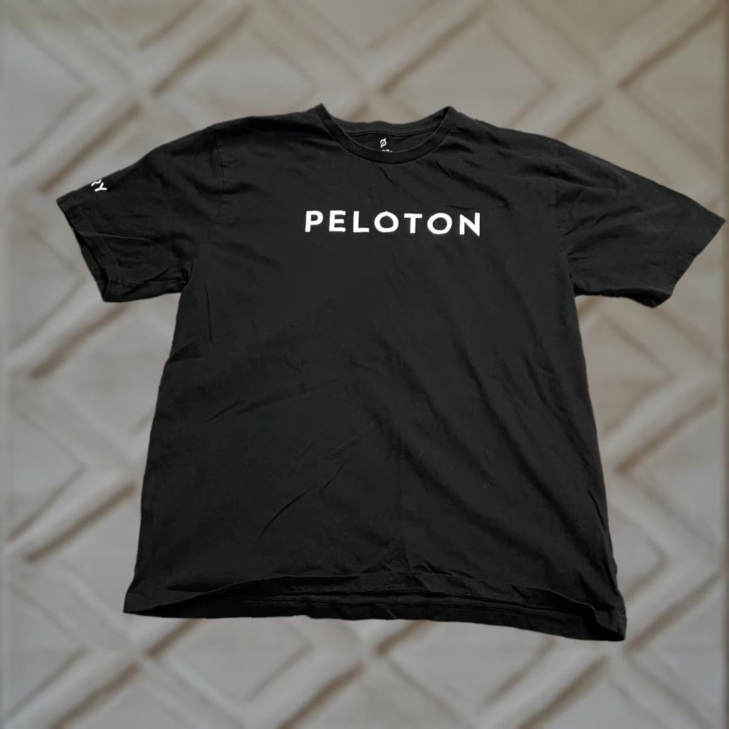 Vintage Peloton T-Shirt Men Large Black Crew Neck Short Sleeve Cotton Tee Size US L / EU 52-54 / 3 - 1 Thumbnail