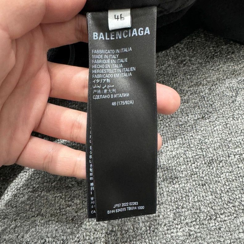 Balenciaga Balenciaga wool letter assault suit jacket-2506 Size US M / EU 48-50 / 2 - 3 Thumbnail