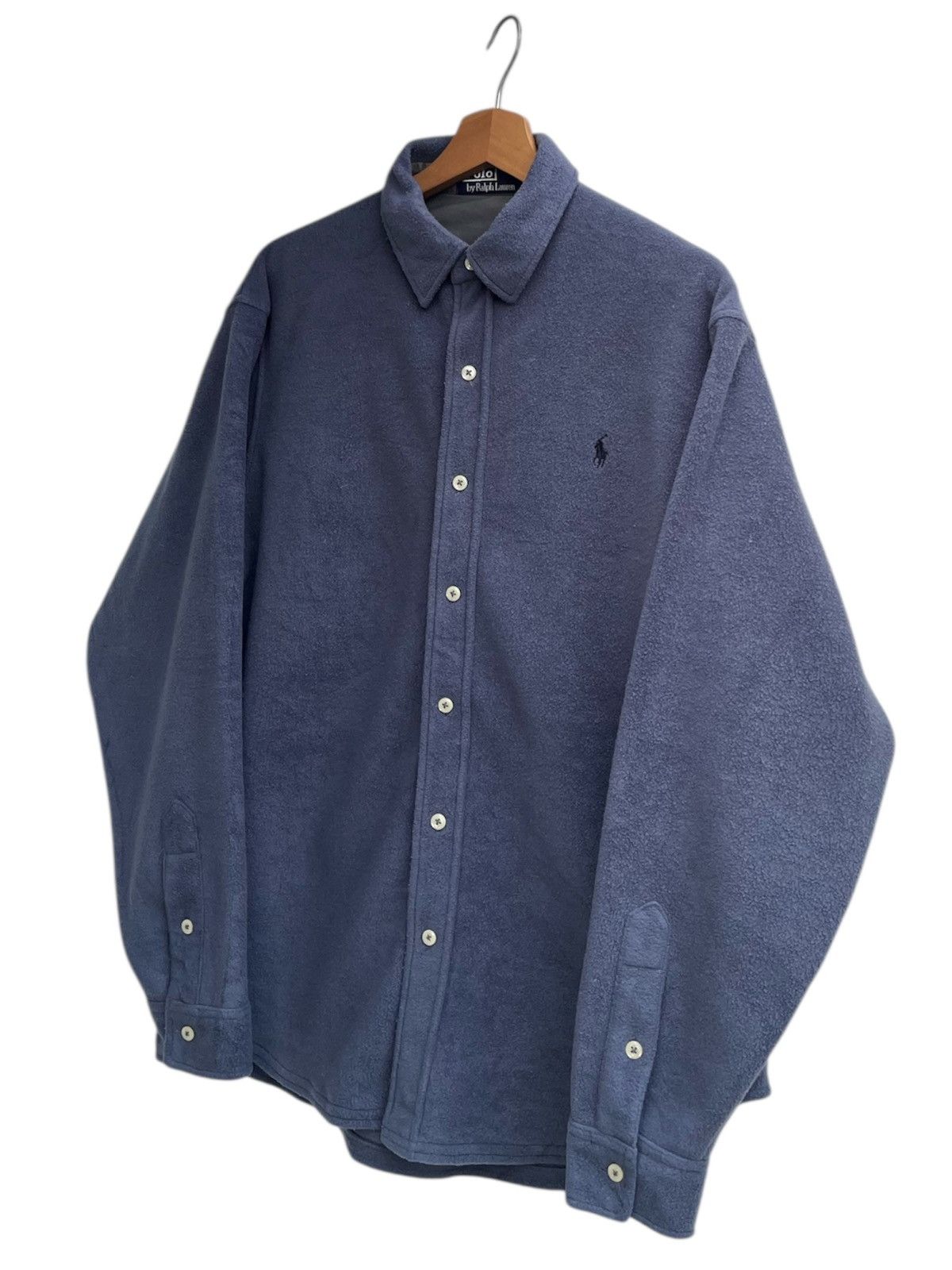 Polo Ralph Lauren × Ralph Lauren Polo Ralph Lauren Fleece Button Up Shirt Size US L / EU 52-54 / 3 - 5 Thumbnail