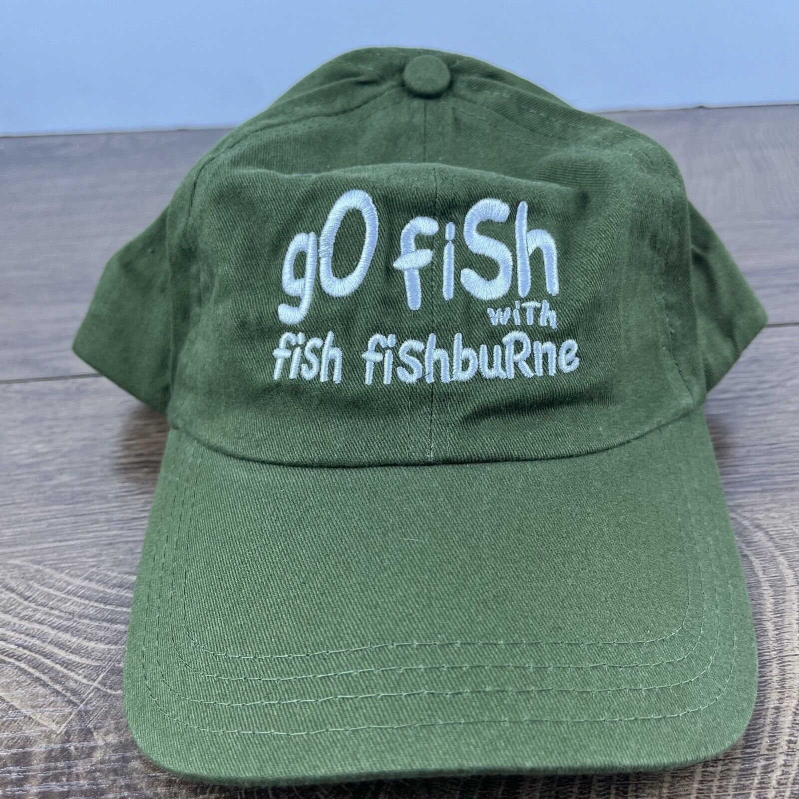 Other Fishburne Hat Go Fish Hat Green Cap Hat Adjustable Hat Green Size ONE SIZE - 1 Thumbnail