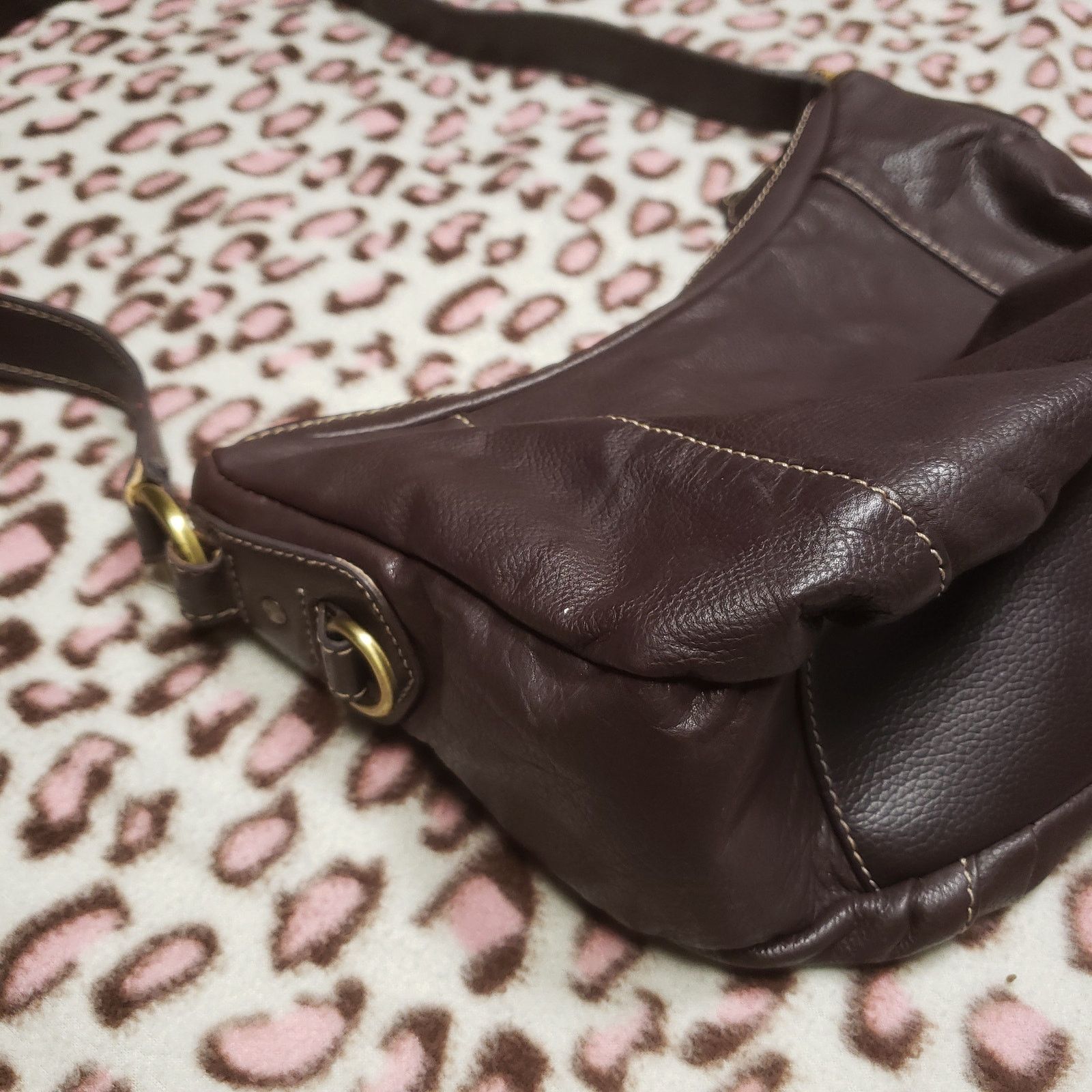 Croft & Barrow Vintage Croft & Barrow leather sling hand shoulder bag Size ONE SIZE - 7 Thumbnail