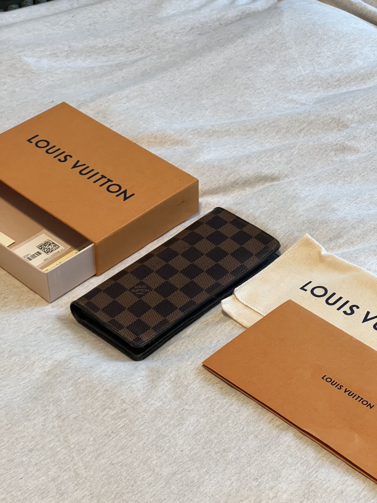 Louis Vuitton Louis Vuitton Brazza Long Wallet - Damier Ebene Size ONE SIZE - 1 Thumbnail