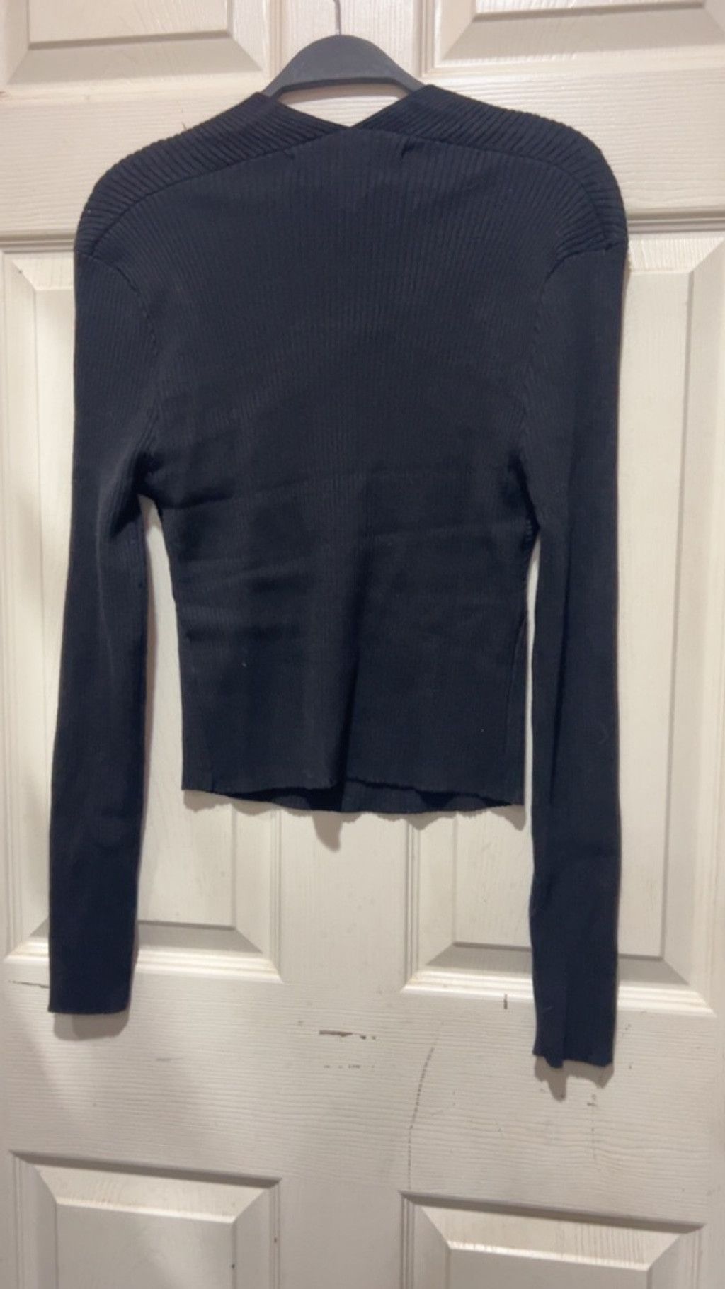 Other Women's CELEBRITY PINK Black Ribbed Long Sleeve Shrug L Size L / US 10 / IT 46 - 3 Thumbnail