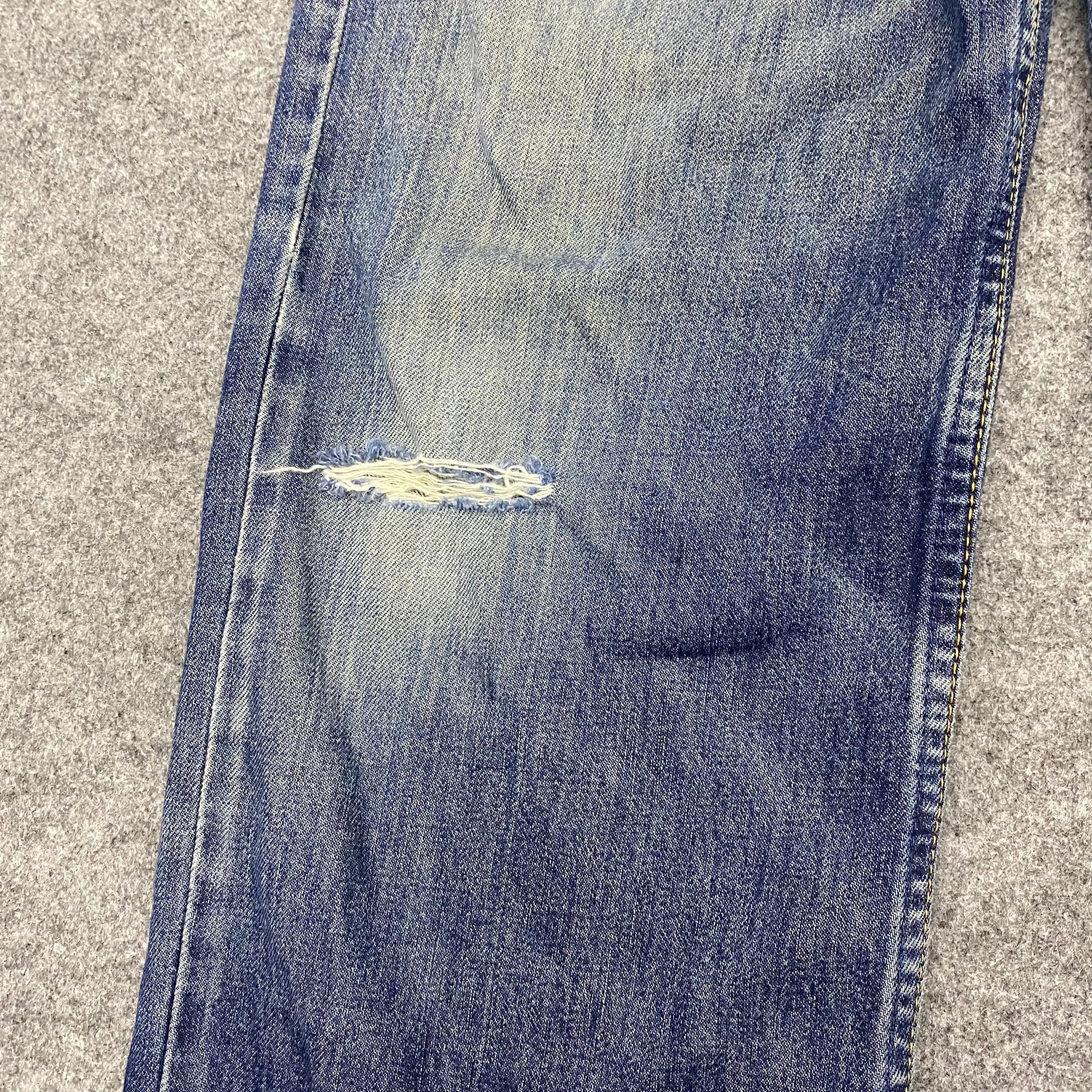 Levi's Vintage Levis 508 Distressed denim Kurt Cobain Style Size US 32 / EU 48 - 10 Thumbnail