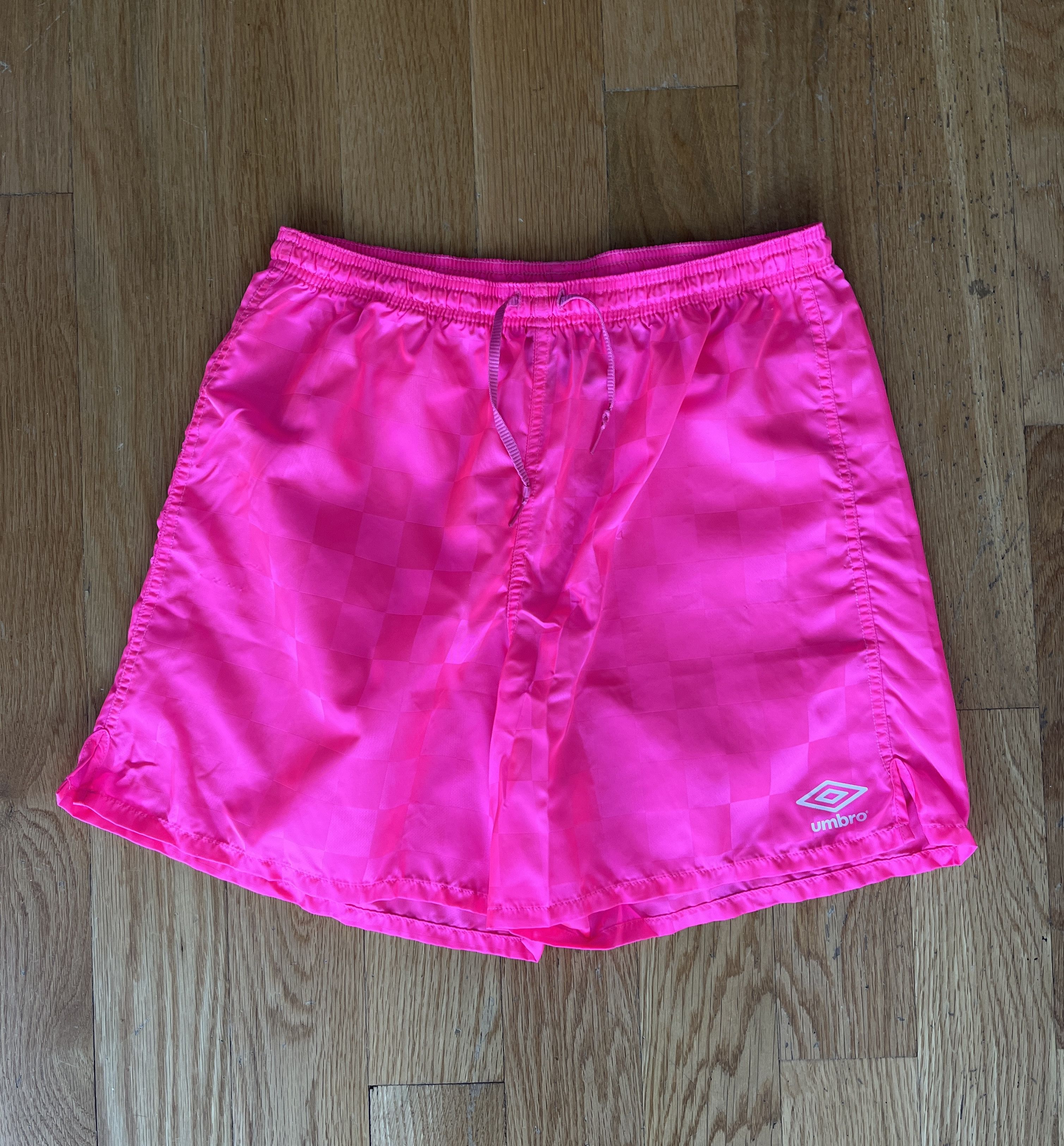 Starter Vintage 90s Checkered Umbro Shorts Size US 27 - 1 Thumbnail