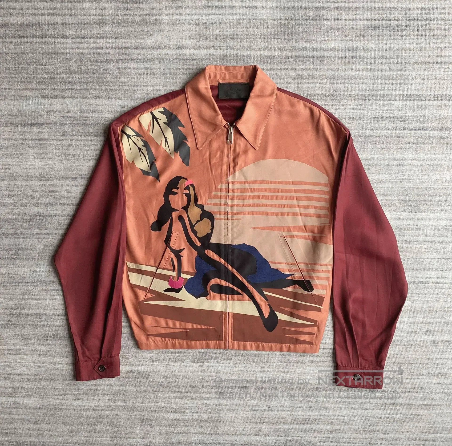 Prada Prada Sunset Jacket with Silk Print. Size US XS / EU 42 / 0 - 2 Thumbnail