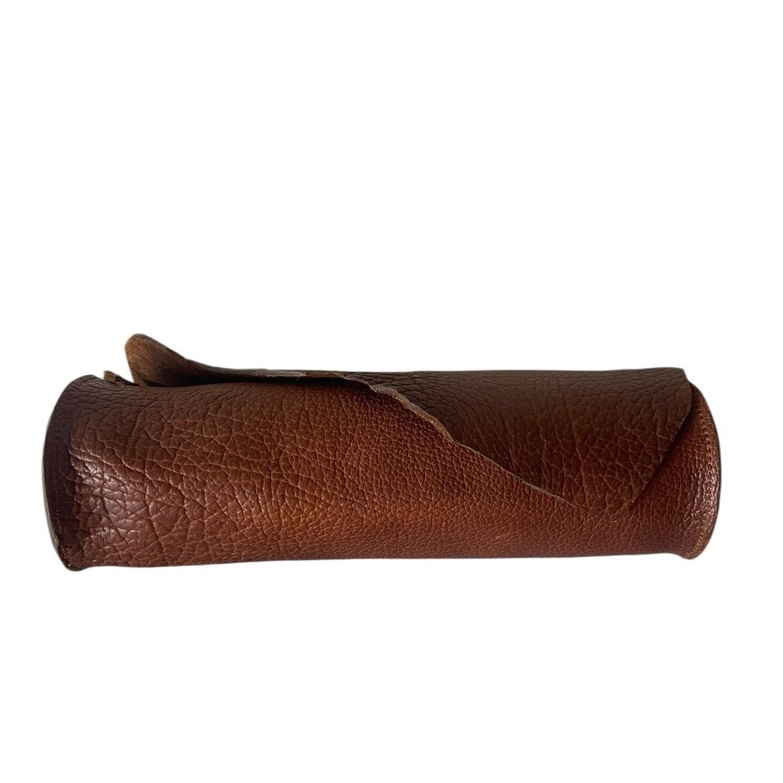 Other Stash Brown Shrunken bison baguette clutch NWT Size ONE SIZE - 4 Thumbnail