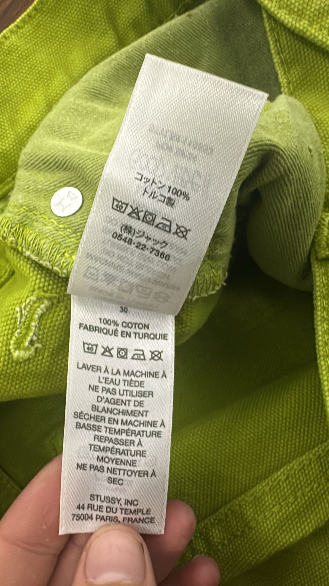Stussy Stussy Classic Jean Washed Canvas “Cactus” 30 Size US 30 / EU 46 - 9 Thumbnail