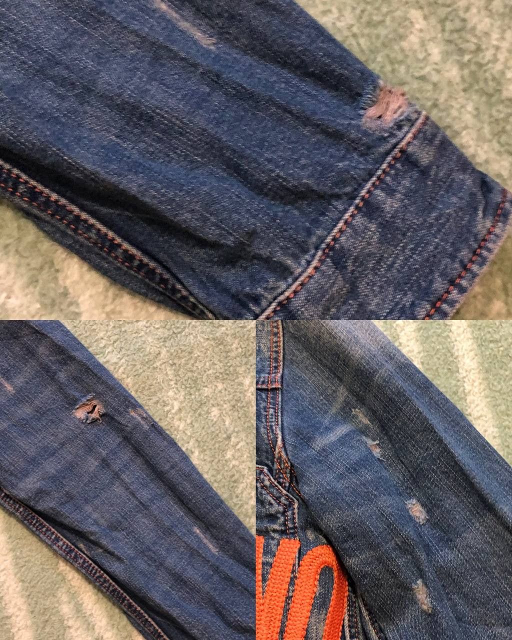G-Star vintage jacket denim blue Y2K G-Star Raw logo Streetwear Size US XS / EU 42 / 0 - 24 Thumbnail