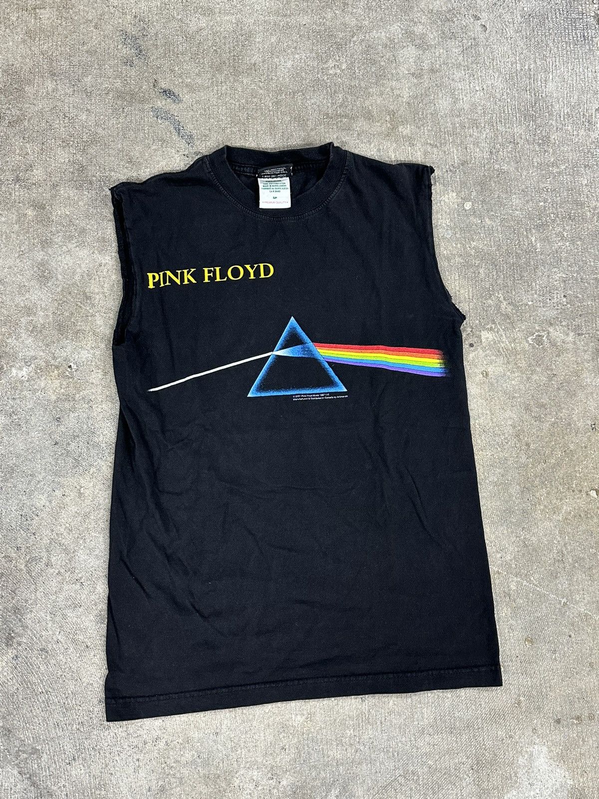 Band Tees × Vintage Crazy Y2K Pink Floyd Dark Side Of The Moon Band Tank Top Size S / US 4 / IT 40 - 3 Thumbnail