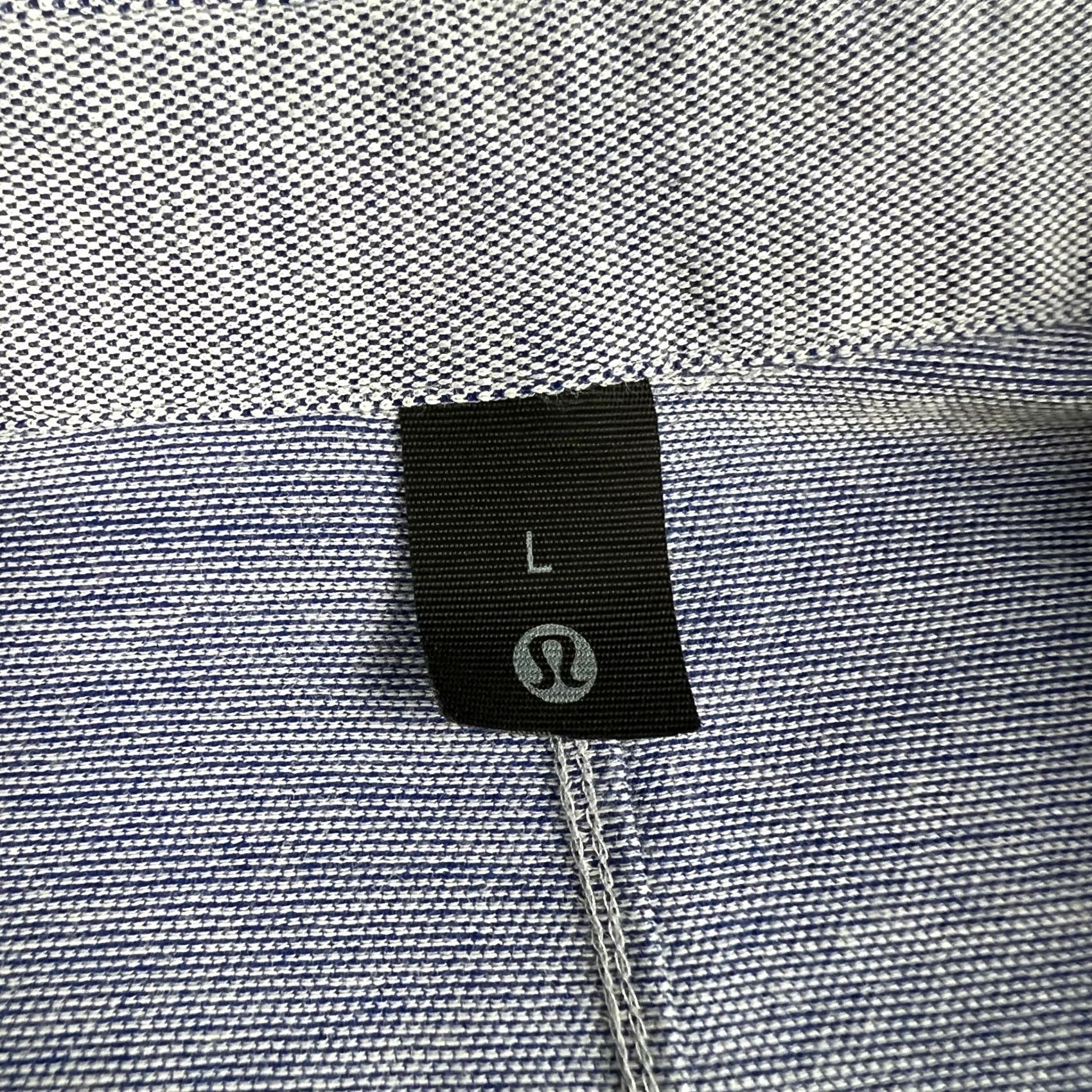 Lululemon Lululemon Commission Stretch Long Sleeve Button Shirt Large Blue Performance Size US L / EU 52-54 / 3 - 3 Thumbnail