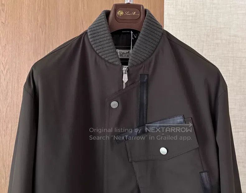 Hermes Hermes Men's Pilot Jacket Size US M / EU 48-50 / 2 - 2 Thumbnail