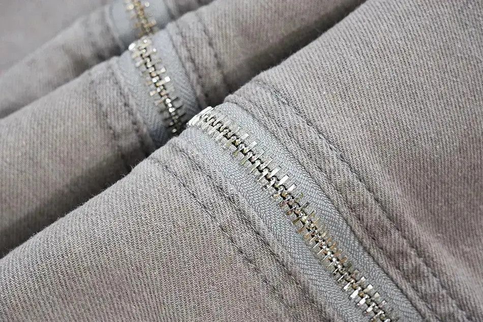 Japanese Brand Streetwear Baggy Zipper Jeans Pants y2k Size US 34 / EU 50 - 6 Thumbnail