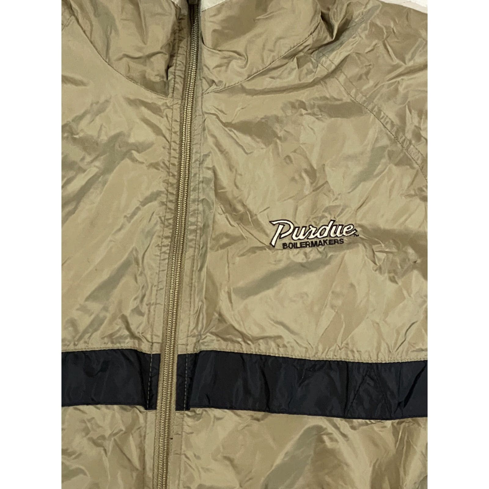 Dunbrooke Dunbrooke Mens Jacket Purdue Boilermakers Beige Full Zip Jacket Medium Size US M / EU 48-50 / 2 - 2 Thumbnail