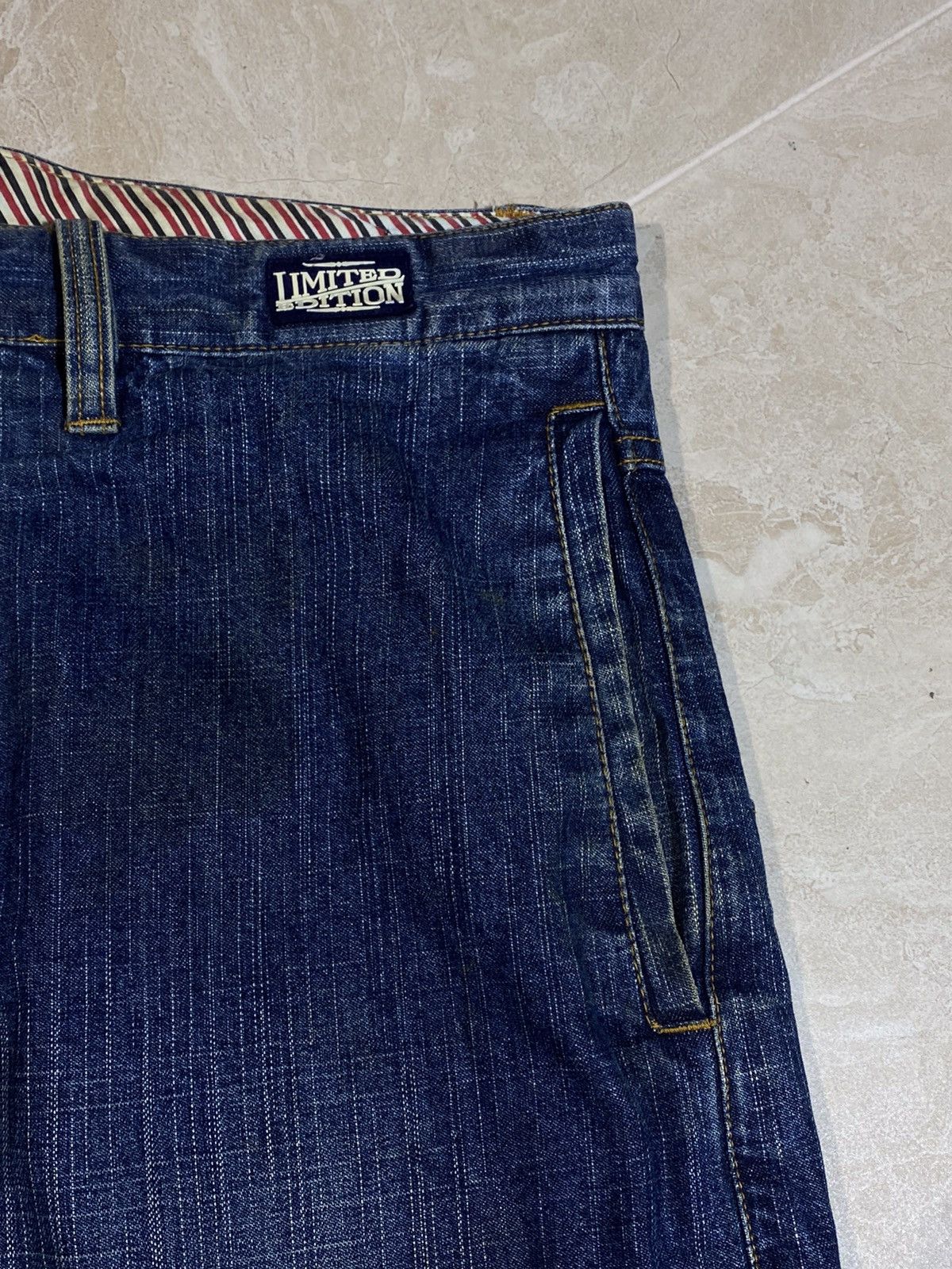 Fubu Crazy Y2K Platinum Fubu Jnco Style Globetrotters 34x34 Jeans Size US 34 / EU 50 - 10 Thumbnail