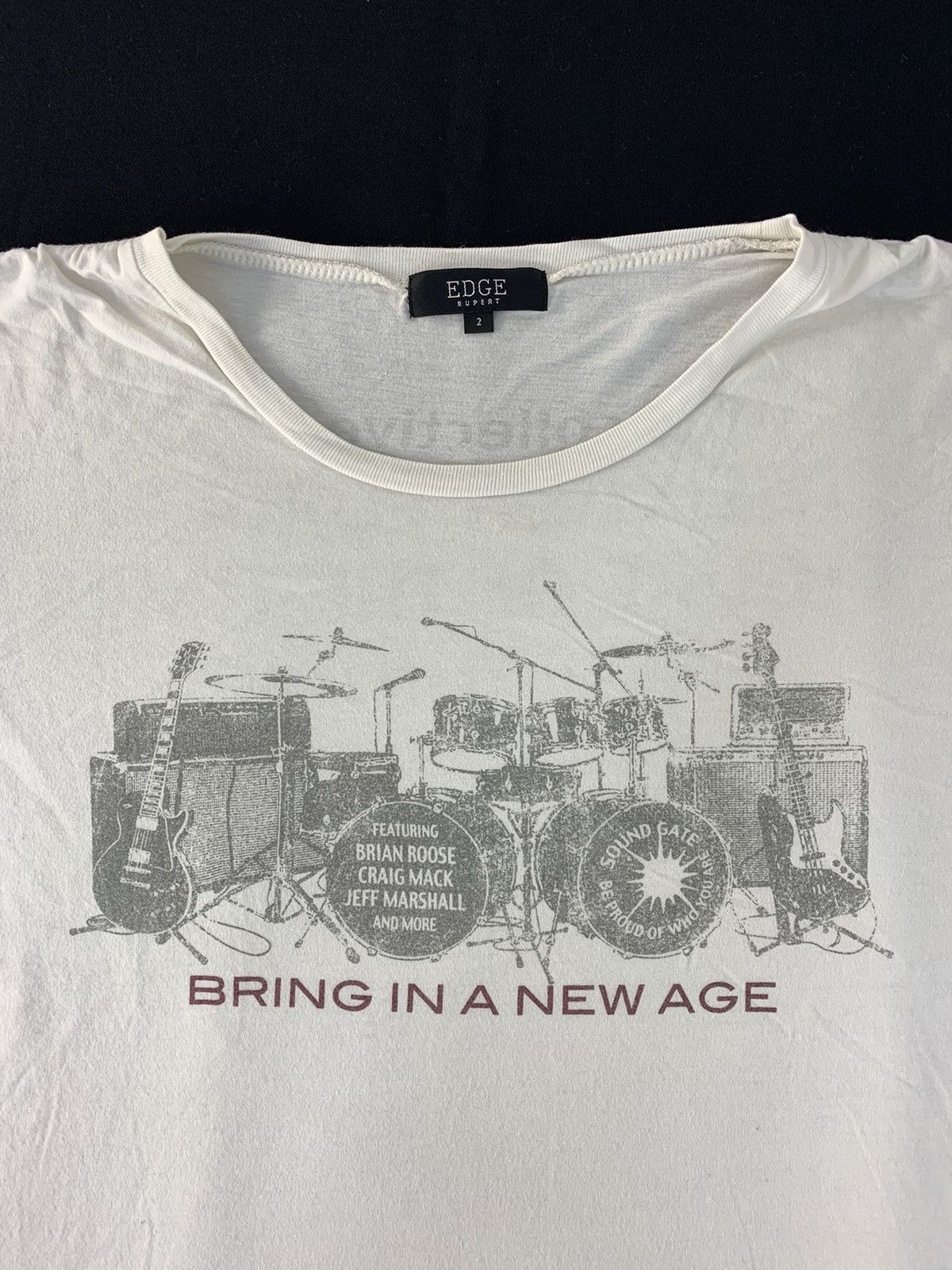 Band Tees Edge Rupert Collective Rock Most Popular Figure of the time Size S / US 4 / IT 40 - 4 Thumbnail