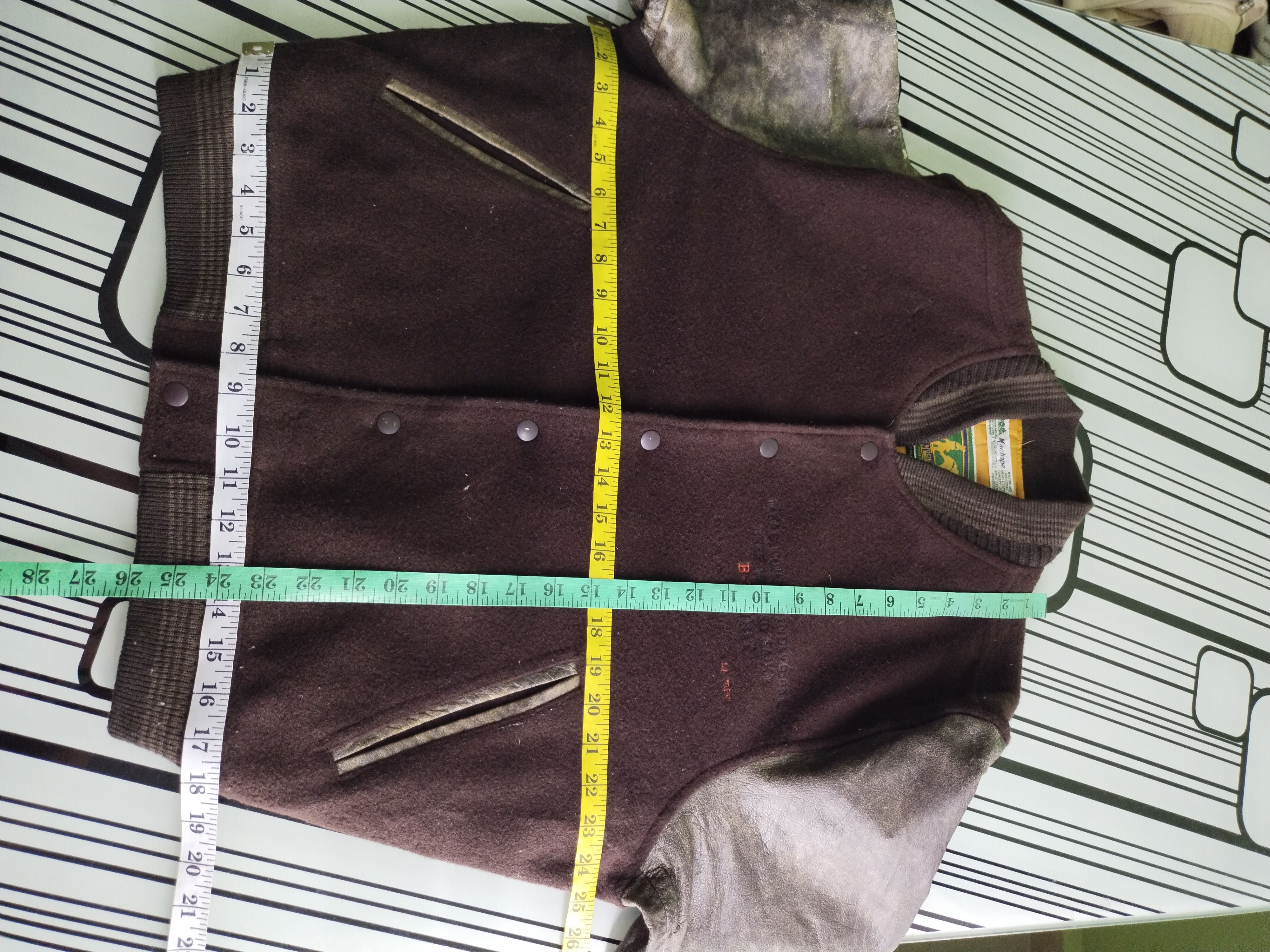 Vintage Vtg US Mac Hope Varsity Jacket Size US L / EU 52-54 / 3 - 18 Thumbnail