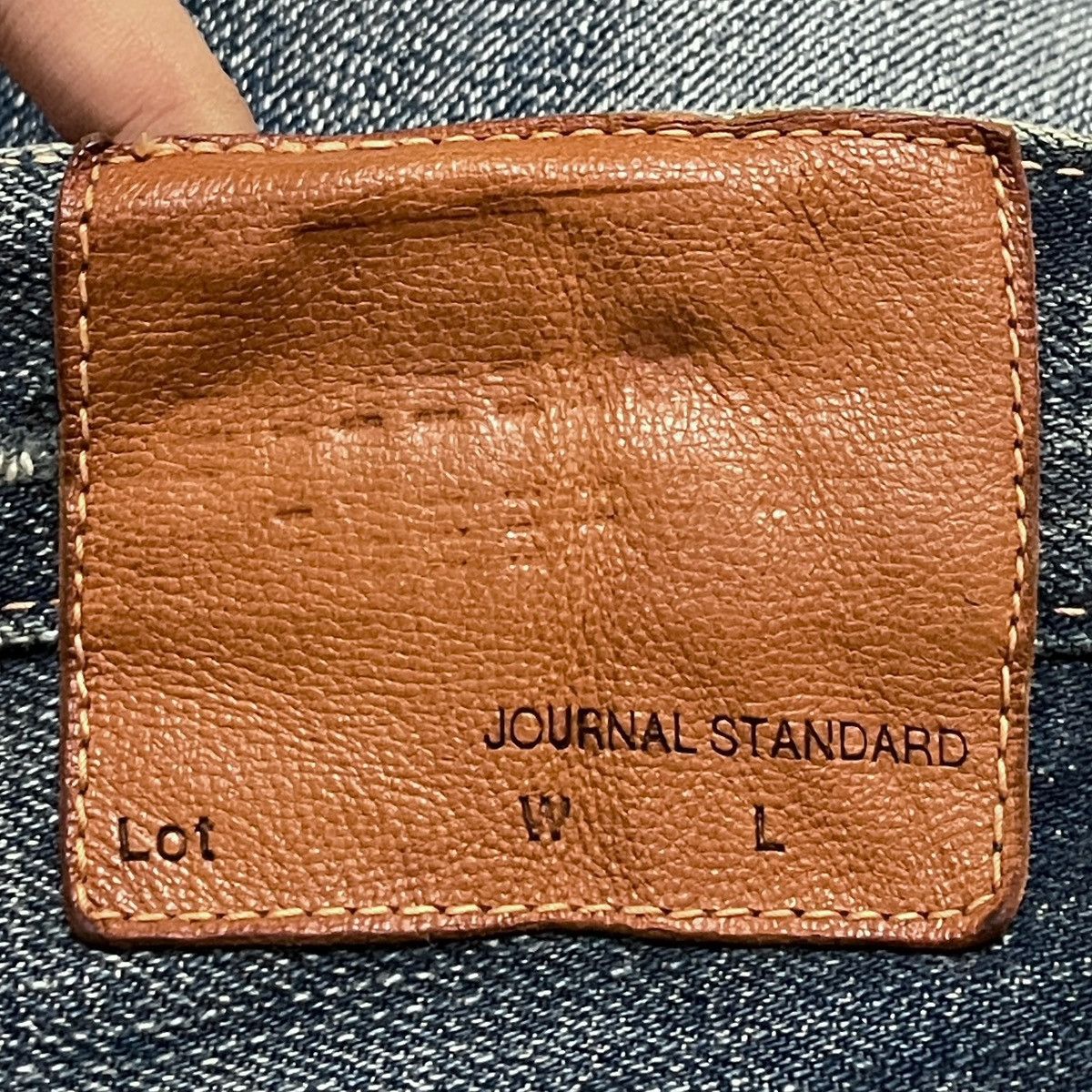 14th Addiction × Japanese Brand × Journal Standard Vintage Brand Journal Standard Buckle Back Jeans 1990s Size US 31 - 9 Thumbnail