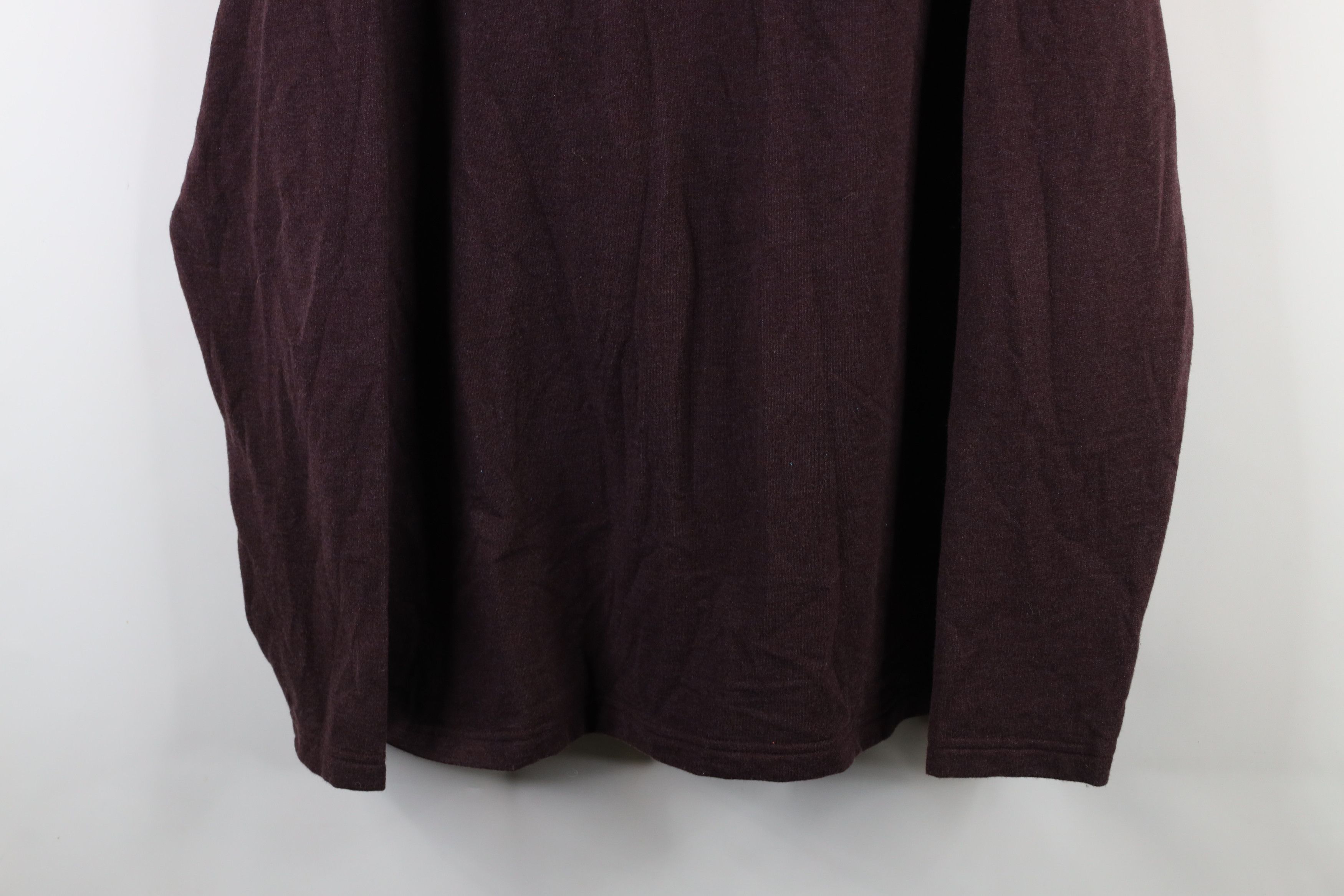 TravisMathew × Vintage Travis Mathew Golf Soft Knit Henley Hoodie Sweatshirt Purple Size US XXL / EU 58 / 5 - 3 Thumbnail